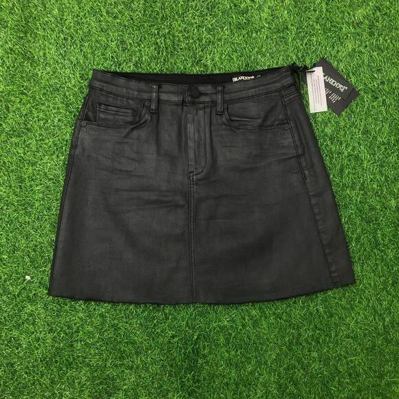 Blank NYC Pants - NWT Women's Gunmetal BlankNYC Denim Mini Skirt